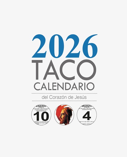 Taco Calendario del Corazón de Jesús - Mesa Sgdo. Corazón - 2026