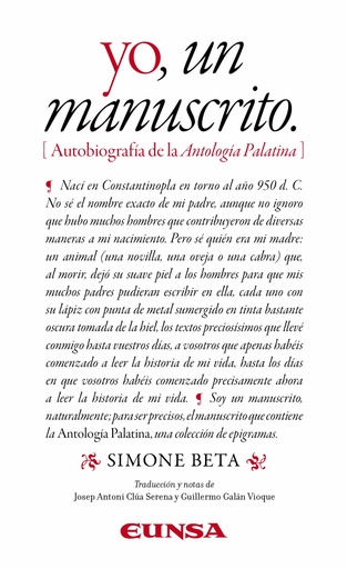 Yo, un manuscrito