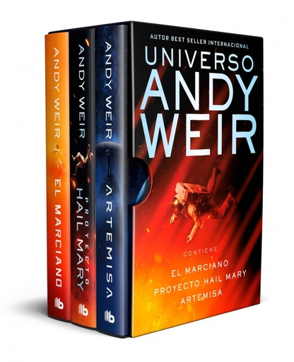 Universo Andy Weir (edición estuche con: El marciano | Proyecto Hail Mary | Artemisa)