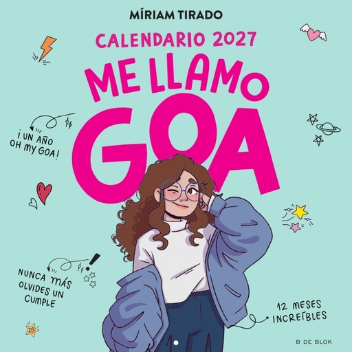 Calendario 2027 - Me llamo Goa