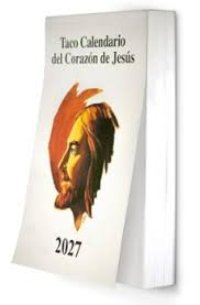 Taco Calendario del Corazón de Jesús - Grande con imán - 2027
