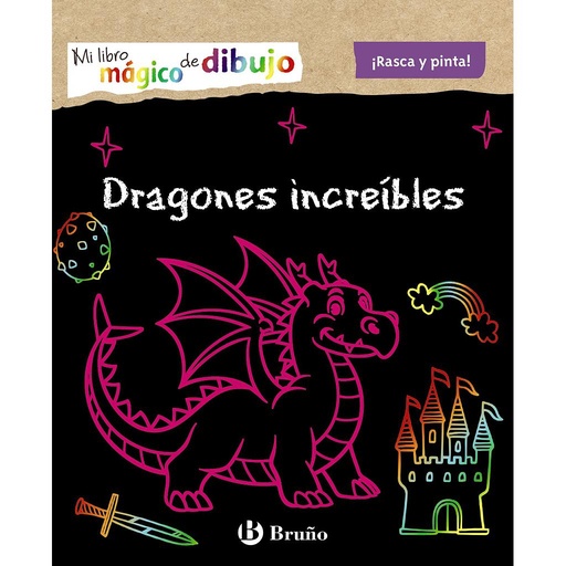 [9788469629208] Mi libro mágico de dibujo. Dragones increíbles