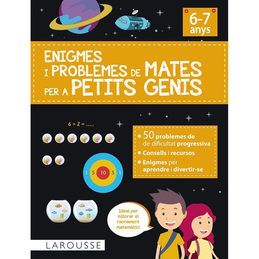 [9788418882876] Enigmes i problemes de mates per a petits genis (6-7 anys)