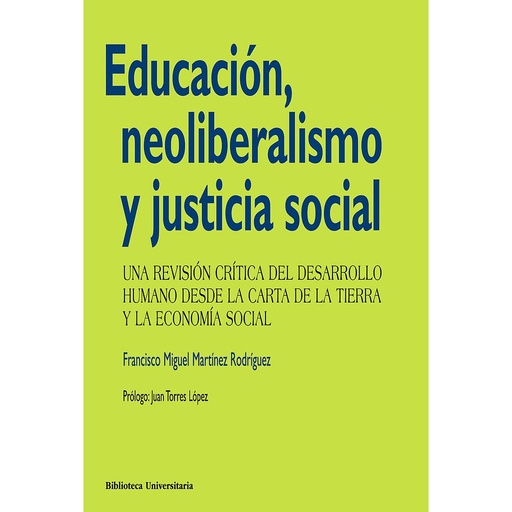[9788436828894] Educación, neoliberalismo y justicia social