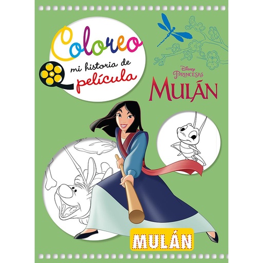 [9788417062187] Mulán. Coloreo mi historia de película