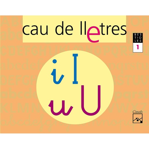 [9788421833421] CAU DE LLETRES. Quadern 1. Lectoescriptura