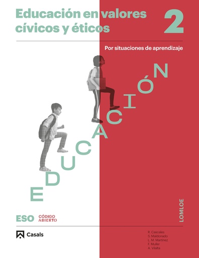 Educación en valores cívicos y éticos 2 ESO LOMLOE ANDALUCÍA