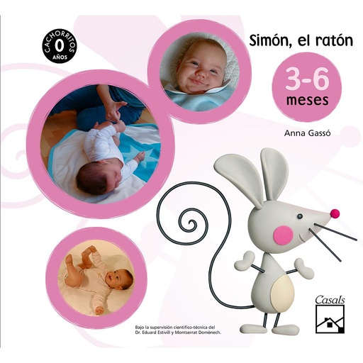 [9788421837108] Simón, el ratón. Fichas. CACHORRITOS. 3-6 meses