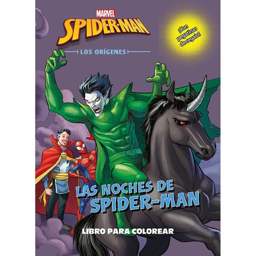 [9788416914272] Spider-Man. Los orígenes. Las noches de Spider-Man. Libro para colorear