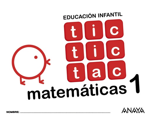 [9788469829875] Tic tic tac matemáticas 1.