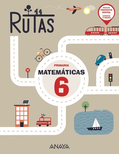 [9788414322307] Matemáticas 6. RUTAS