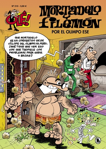 [9788402422163] Mortadelo y Filemón. Por el Olimpo ese (Olé! Mortadelo 210)