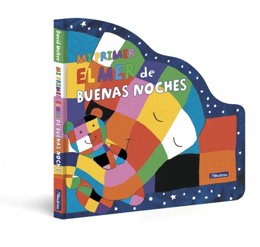[9788448861490] Elmer. Libro de cartón - Mi primer Elmer de buenas noches
