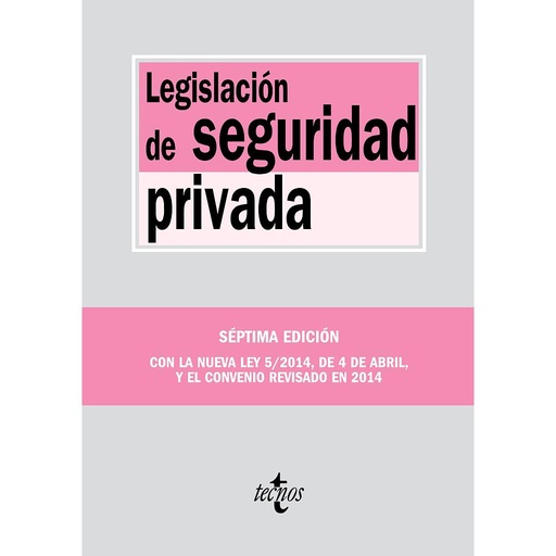 [9788430963577] Legislación de seguridad privada