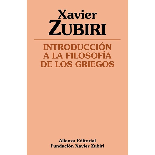 [9788491810162] Introducción a la filosofía de los griegos