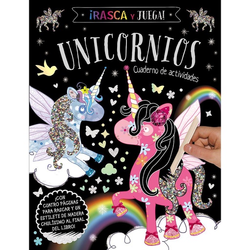 [9788469662861] Rasca y Juega. Unicornios - Cuaderno de actividades