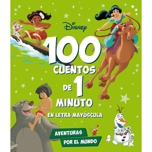 [9788418940958] 100 cuentos de 1 minuto en letra MAYÚSCULA. Aventuras por el mundo