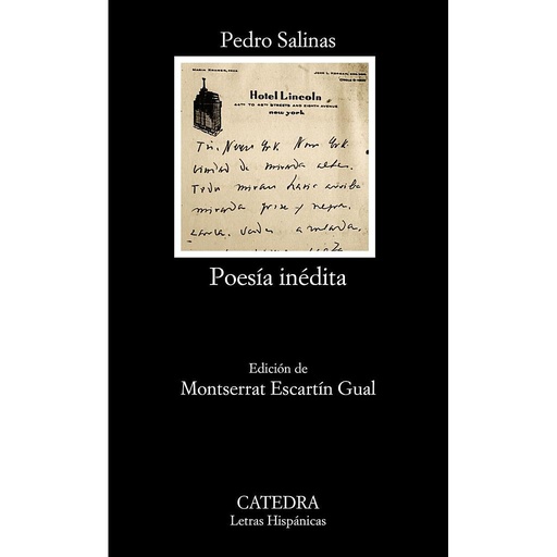 [9788437630977] Poesía inédita