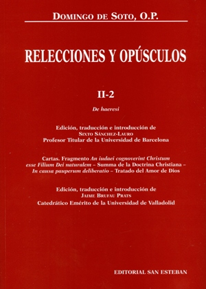 [9788482602387] Relecciones y Opúsculos II-2