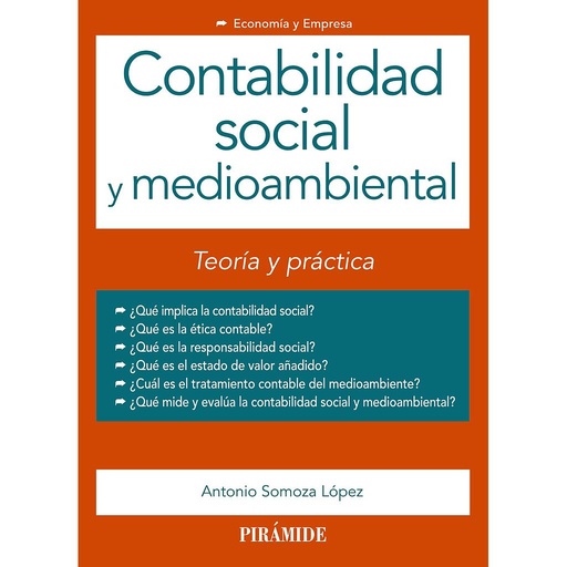 [9788436834956] Contabilidad social y medioambiental