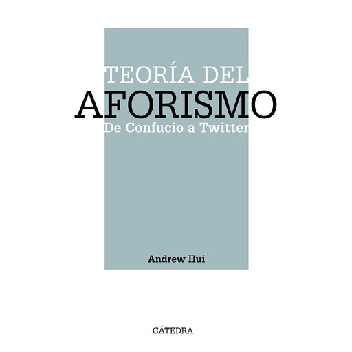 [9788437643380] Teoría del aforismo