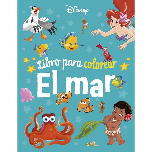 [9788418939761] Disney. Libro para colorear. El mar