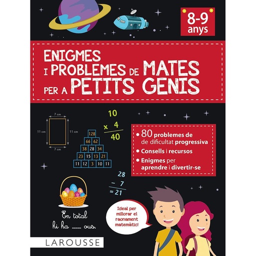 [9788418882913] Enigmes i problemes de mates per a petits genis (8-9 anys)