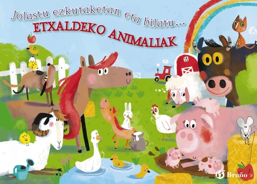 [9788469601235] Jolastu ezkutaketan eta bilatu... ETXALDEKO ANIMALIAK
