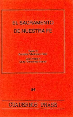 [9788474674583] Sacramento de nuestra fe, El