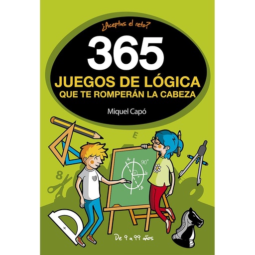 [9788490436561] 365 enigmas y juegos de lógica que te romperán la cabeza