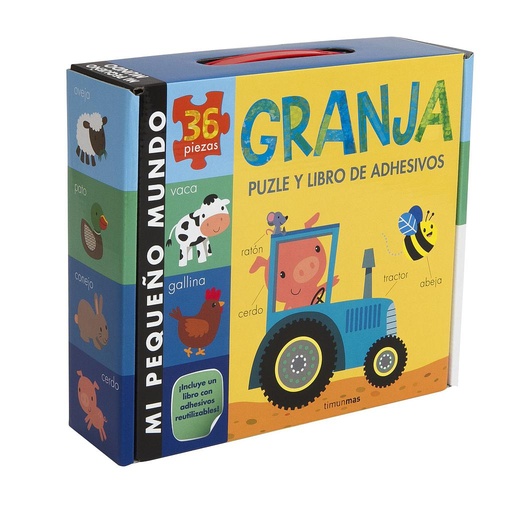 [9788408134947] Granja. Puzle y libro de adhesivos