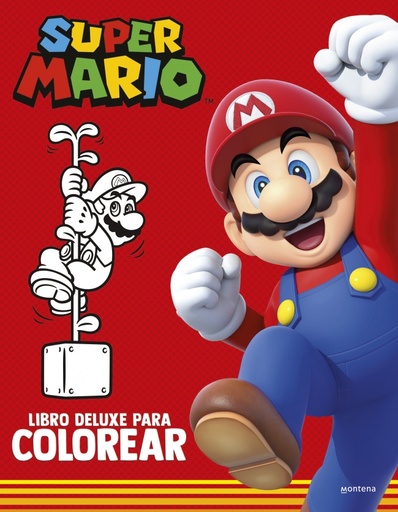 [9788419975539] Super Mario - Libro deluxe para colorear