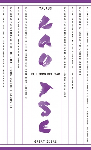[9788430609307] El libro del Tao (Serie Great Ideas 17)