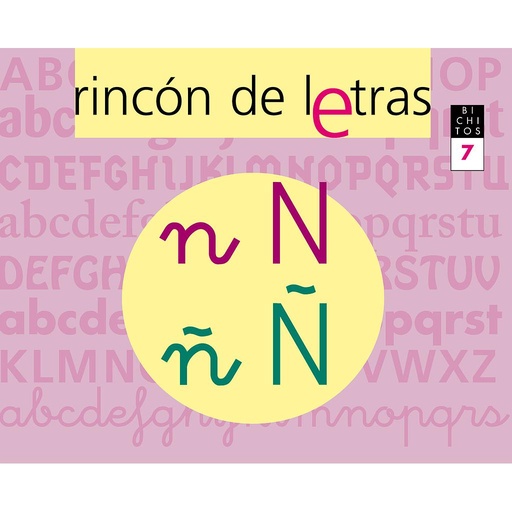 [9788421835913] RINCÓN DE LETRAS. Cuaderno 7. Lectoescritura