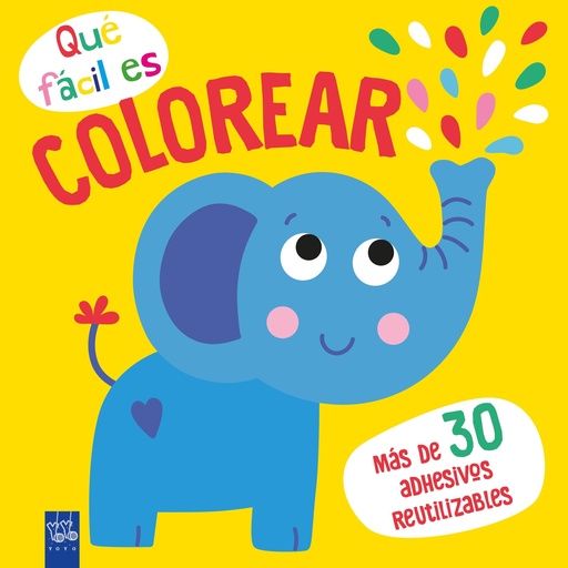 [9788408249344] Qué fácil es colorear. Elefante