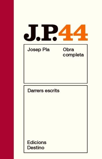 [9788497101844] Darrers escrits