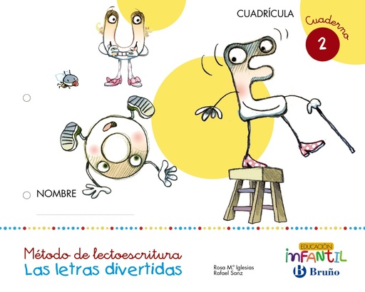 [9788469611272] Las letras divertidas Cuadrícula Cuaderno 2