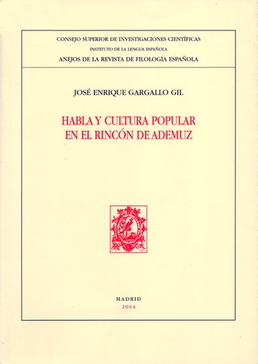[11105] Habla y cultura popular en el Rincón de Ademuz