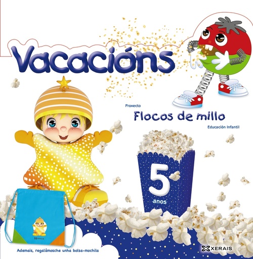 [9788491215257] Flocos de millo. Vacacións 5 anos