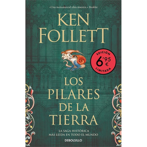 [9788466354424] Los pilares de la Tierra (campaña verano -edición limitada a precio especial) (Saga Los pilares de la Tierra 1)